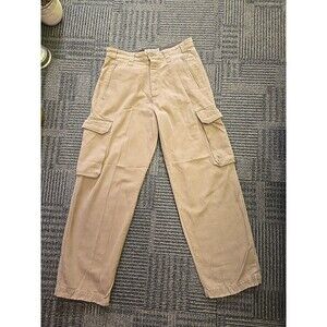 Vintage Arizona Mens Cargo Khaki Pants 30x30 Jeans Authentic Workwear Button Fly